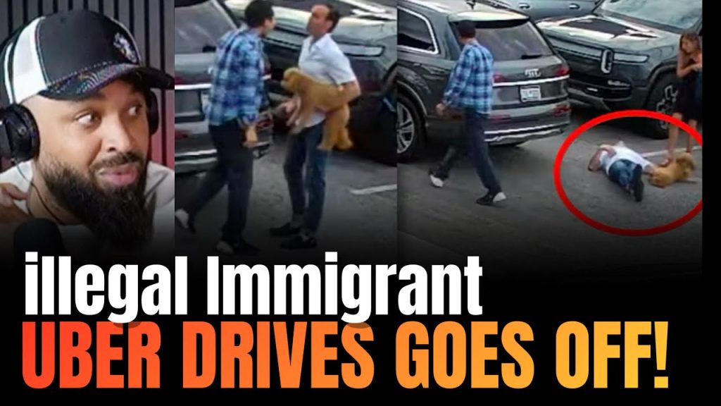 illegal Immigrant Uber Driver PUNCHES and Headbuts Customer for no Reason!