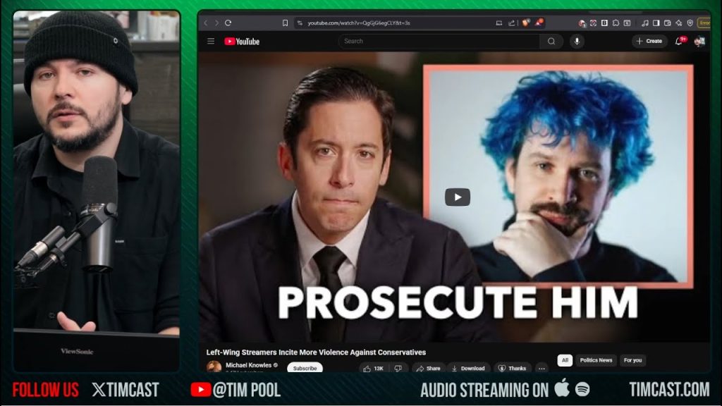 Liberal Streamers Should Be Arrested For Death Threats Against Conservatives | Tim Pool Reacts Liberal Streamers Should Be Arrested For Death Threats Against Conservatives | Tim Pool Reacts