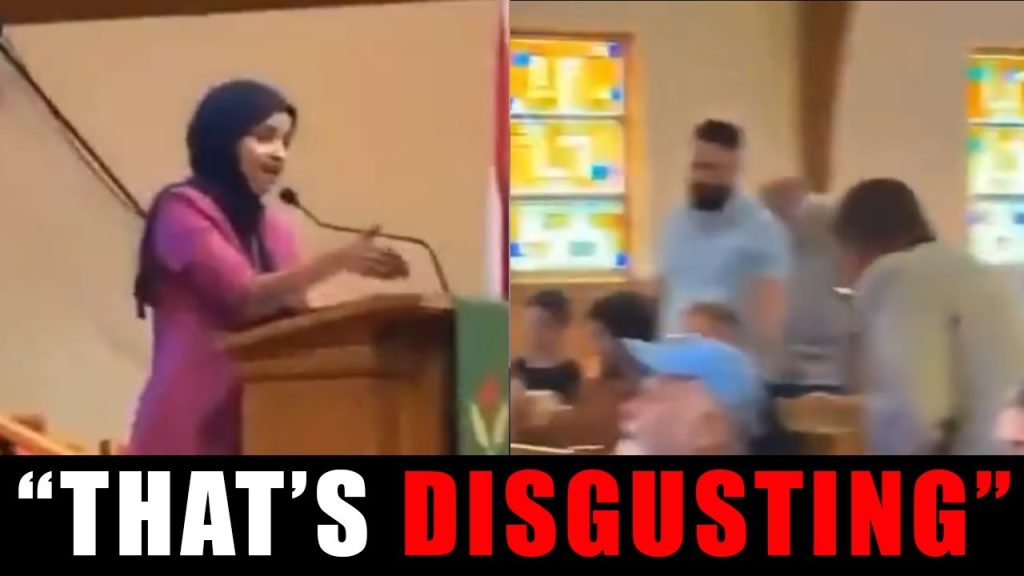 Someone FILMED HER saying this in church…