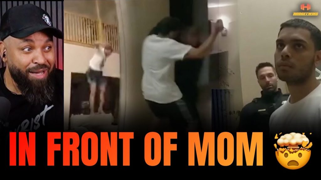 Wannabe Tough Guy Squares Up to Cop In Front Of Parents Then This Happens 🤯