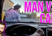 Armed Carjacker Gets FLATTENED By Cops! Armed Carjacker Gets FLATTENED By Cops!