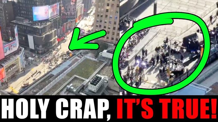 Woman notices something VERY PECULIAR during Democrat gathering...