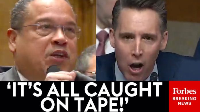 EXPLOSIVE CLASH: Hawley Accuses Keith Ellison Of 'Helping Fraudsters' To His Face