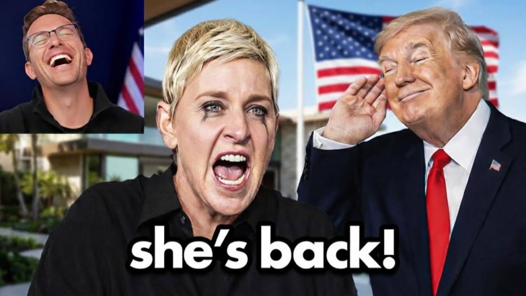 Ellen SURRENDERS! Flees Back to America…