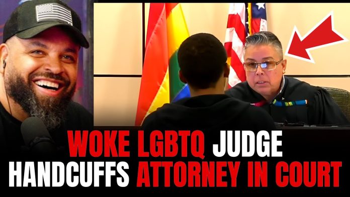 Woke LGBTQ Judge Arrested after handcuffing Defense Attorney in Court!