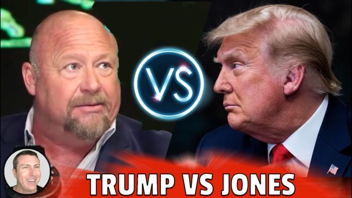 TRUMP UNLOADS ON ALEX JONES!
