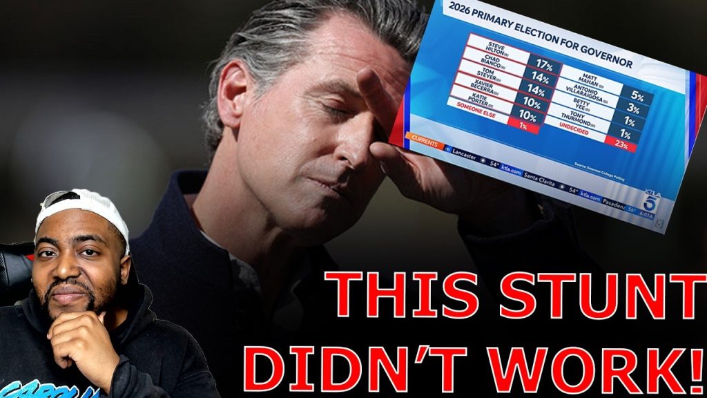 Gavin Newsom PANICS As Democrat Nightmare UNFOLDS As BOMBSHELL POLL Reveals Republicans WINNING!
