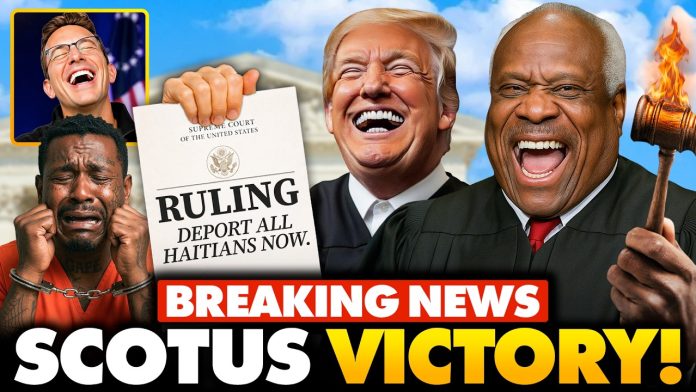 🚨BREAKING: HUGE Supreme Court VICTORY! Trump Can Mass Deport Millions of Haitians, Somalis, Syrians