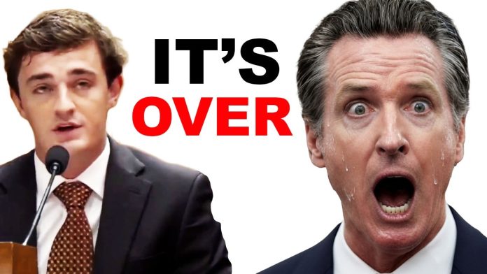 Gavin Newsom HAND-GESTURES 23 Times In 37 Seconds While MELTING DOWN Over This...