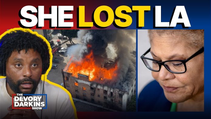 Karen Bass BLINDSIDED by BOOS at Concert as LA FALLS APART