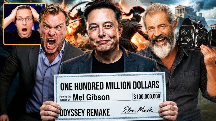 Elon Musk Will Give Mel Gibson $100M To Remake 'The Odyssey' Without Wokeness | Hollywood in PANIC
