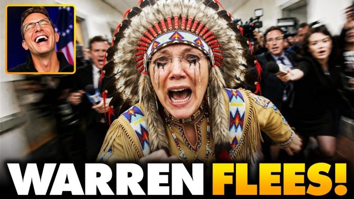 Elizabeth Warren Runs SCREAMING From Reporter Demanding Answers About Illegal Voting: ‘Running Bull’