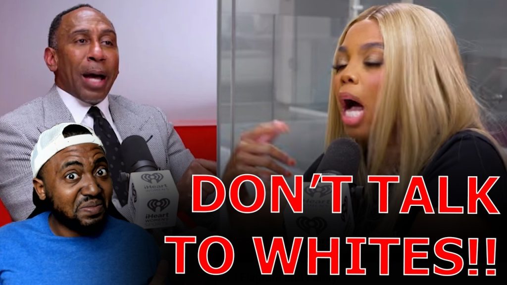 Jemele Hill MELTSDOWN Over Stephen A Smith REFUSING TO STOP Being Friends White Conservatives!